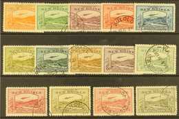 1939  AIRMAILS, Complete Set, SG 212/25, 5d & 2s With Some Light Marks, Otherwise Very Fine Used (14 Stamps). For More I - Papoea-Nieuw-Guinea