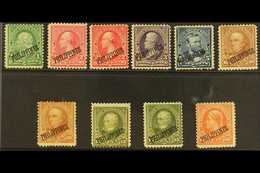 1899  Mint/unused Value To 50c Orange Ovptd Philippines Incl 2c Shades, 10c Both Types, 15c Both Shades, Between Sc 213/ - Philippines