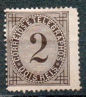 PORTOGALLO 1882  Cifra 2 Nero  NUOVO * - Used Stamps