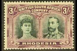 1910-13  3s Green & Violet, Double Head, SG 158, Fine Mint. For More Images, Please Visit Http://www.sandafayre.com/item - Other & Unclassified