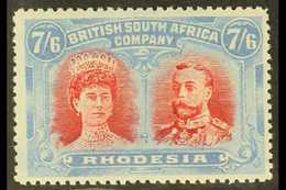 1910-13  7s6d Carmine & Pale Blue, Double Head, SG 160b, Fine Mint. For More Images, Please Visit Http://www.sandafayre. - Andere & Zonder Classificatie