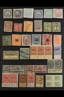 REVENUE STAMPS  Classy Accumulation On Stockleaves, Dealer's Display Cards, Etc. 19th Century To 1980's, Mainly Empire P - Autres & Non Classés