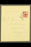 1921  Plain WRAPPER To Germany, Sent At 1d Rate, Apia 07.01.21 Postmark, Scarce Item. For More Images, Please Visit Http - Samoa