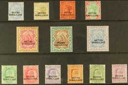 1903  (Sept - Nov) India Overprinted At Bottom Complete Set, SG 18/30, Fine Mint. Fresh And Attractive. (13 Stamps) For  - Somaliland (Protectorate ...-1959)