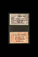 1938  Seventh Anniv Of Republic Overprints Complete Set (Edifil 755/56, SG 837/38, Michel 706/07), Fine Mint, Very Fresh - Other & Unclassified