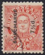 1895  (June) 7½d On 2½d Vermilion SG 31, Fine Used.  For More Images, Please Visit Http://www.sandafayre.com/itemdetails - Tonga (...-1970)