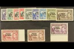 1952  KGVI Definitives Complete Set, SG 1/12, Never Hinged Mint. (12 Stamps) For More Images, Please Visit Http://www.sa - Tristan Da Cunha