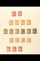 1867-95 FINE MINT COLLECTION  On Album Pages, Includes 1867 1d Dull Rose (no Wmk) X2, 1873-79 1d Dullrose-lake X2 And 1d - Turks & Caicos (I. Turques Et Caïques)