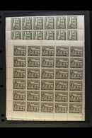 1938-48 KGVI COMPLETE DEFINITIVES COMPLETE SHEETS  Group Of Complete Sheets Of Sixty With Margins, Includes 1938-45 ¼d B - Turks E Caicos