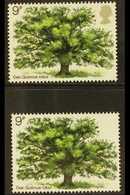 1973  9p Tree With BROWNISH GREY MISSING (Queen's Head), SG 922b, Never Hinged Mint. For More Images, Please Visit Http: - Autres & Non Classés