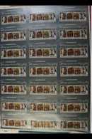 2008  PRESS SHEET PZ005  A Complete Sheet Of 16 Uncut Miniature Sheets Of The Houses Of Lancaster Mini Sheet Issue, SG M - Altri & Non Classificati