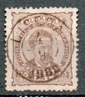 PORTOGALLO 1882 25 R. Bruno Con Annullo  Liseda 4/9/1882 - Used Stamps