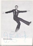 Germany Old Uncirculated Postcard Photo - Sports - Skating - Manfred Schnelldorfer - Signed - Patinage Artistique