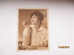 ESTONIA 1920s TOBACCO CARD , MOVIE STAR LYA DE PUTTI , 0 - Objets Publicitaires