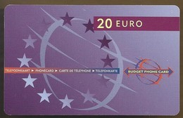 NL.- INTERNATIONAL PHONE CARD. Kaart Nummer. 7077137. BUDGET PHONE CARD. - 20 GULDEN. - Cartes GSM, Prépayées Et Recharges