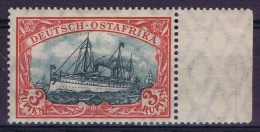 Deutsch Ostafrika Mi  39 II A  MH/* Flz/ Charniere Signed/ Signé/signiert/ Approvato Randstück - German East Africa