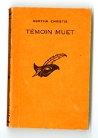 Le Masque N°377 - Agatha Christie - "Témoin Muet" - 1965 - Le Masque