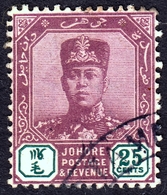 Johore 1910 25 C SG85 - Used - Johore