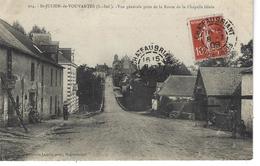 44 - SAINT JULIEN DE VOUVANTES - T.Belle Vue Générale Animée Prise De La Route De La CHAPELLE GLAIN - Saint Julien De Vouvantes