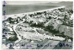 - 155 - CANET-PLAGE - ( P.-O. ), Vue Générale Aérienne, Et Le Terrain De Camping, Plage, écrite En 1958, TBE, Scans. - Canet Plage