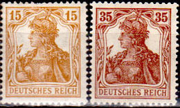 Germania-F433 - Emissione 1916 (+) Hinged - Senza Difetti Occulti. - Unused Stamps