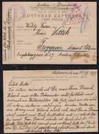 Russia 1917 POW Double Censor Card CHABAROWSK Хабаровск Sibiria To TROPPAU Austria Todau Poland - Cartas & Documentos