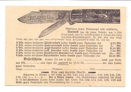 7520 BRUCHSAL, Firmen-Karte Emil Köller, Cigarren- Und Tabakfabrik - Bruchsal