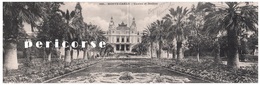 Monaco  Casino Et Jardins   (carte Panoramique ) - Spielbank