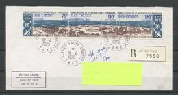 TAAF PA N° 36A Sur Enveloppe ALFRED FAURE CROZET Du 18.04.1975 Superbe - Used Stamps