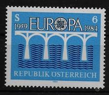 AUTRICHE     N°  1601  * *    ( Cote 2.50e )    Pont Europa - 1984