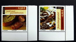 Luxemburg 1673/4 **/mnh, EUROPA/CEPT 2005, Gastronomie - Nuevos