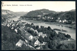 B5553 - Wehlen Mit Pötzscha - Schifffahrt Elbeschifffahrt Dampfer - Trau & Schwab - Wehlen