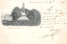 CARTE PRECURSEUR TIMBREE TYPE SAGE 1899 VITRY LE FRANCOIS MONUMENT DE LA REVUE DE 1891 - Vitry-le-François