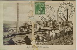 ESCH S/ALZETTE - EXP. PHILATELIQUE - 1933 - CACHET SPÉCIAL - USINE ARBED - - Brieven En Documenten