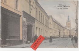 Tienen, Thienen, Tirlemont, De Kazernestraat/ Minderbroederstaat, Mooie Kleurenkaart, 1920! - Tienen