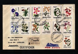 Argentina 1983 Interesting Airmail Registered Letter - Storia Postale