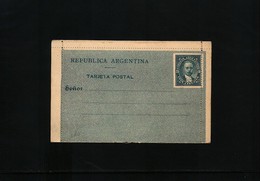 Argentina Interesting Postal Stationery Postcard Unused - Entiers Postaux