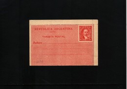 Argentina Interesting Postal Stationery Postcard Unused - Entiers Postaux