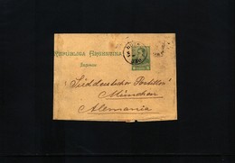 Argentina Interesting Postal Stationery Envelope For The Newspapers - Entiers Postaux