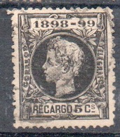 SPAGNA 1898 Imposta Di Guerra 5 C. - Usati