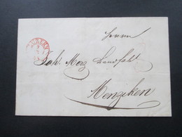 Schweiz Vorphila Roter Stempel K2 Luzern. Mit Inhalt / Rechnung ?! Interessant! Bartaxe - ...-1845 Precursores