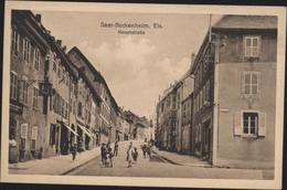 CPA Saar Buckenheim Els Hauptstrasse Sarre Union 67 Bas Rhin Editeur C Kraemer - Sarre-Union