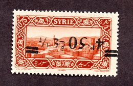 Syrie  N°181 Surcharge Renversée N** LUXE  Cote 60 Euros  ! RARE !!! - Autres & Non Classés