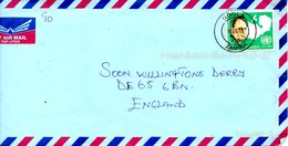 ZAMBIE. N°1360 De 2005 Sur Enveloppe Ayant Circulé. Dag Hammarskjöld. - Dag Hammarskjöld