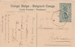 Congo Belge Entier Postal Illustré 1923 - Interi Postali