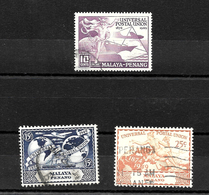 Penang 1949 KGVI UPU Selection, Used (6860) - Penang