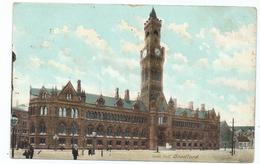 Town Hall Bradford Yorkshire Postcard. Bradford Squared Circle 1905 - Bradford