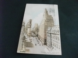 PICCOLO FORMATO  U.S.A. NEW YORK ILLUSTRATORE VEDI FIRMA PARAMOUNT BUILDING AND HOTEL ASTOR TIME SQUARE - Time Square