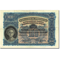 Billet, Suisse, 100 Franken, 1921-1928, 1944-03-23, KM:35r, TTB+ - Suiza