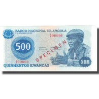 Billet, Angola, 500 Kwanzas, 1975, 1975-11-11, Specimen, KM:112s, NEUF - Angola